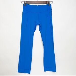 Lululemon Power Up Crop Pants Blue Size 2
